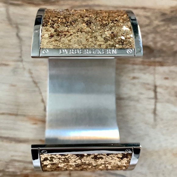 Dyrberg/Kern Coarsini Sequin stainless steel cuff bracelet - Picture 4 of 6